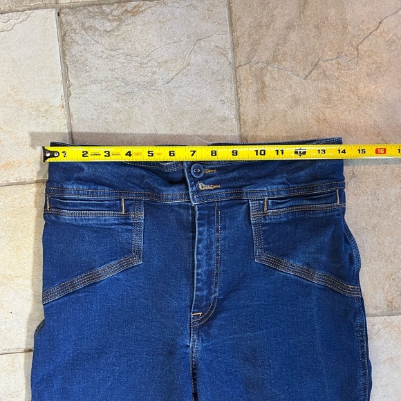 Bagatelle High Rise Wide Leg Jeans Stretch Denim Patch Pockets Women’s Sz 29 - Picture 7 of 9